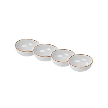 BUTLERS 4er Set Dipschalen 200ml Porzellan -FINCA- Obst- Müslischüssel in Boho Vintage Landhaus Stil | kleine Schale ideal für Fingerfood, Snacks | Mikrowellen- & spülmaschinenfest im Sale